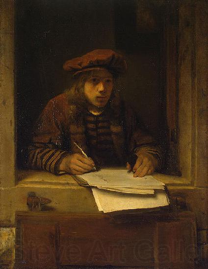 Samuel van hoogstraten Self-portrait France oil painting art
